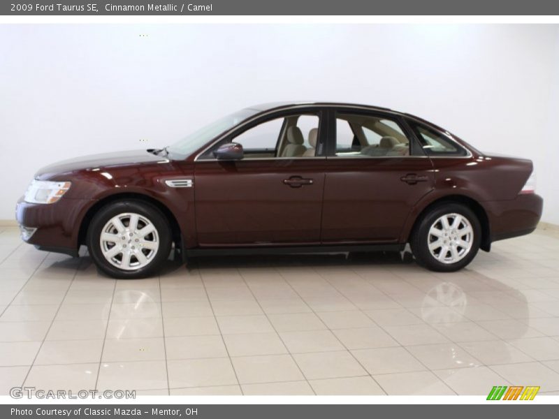 Cinnamon Metallic / Camel 2009 Ford Taurus SE