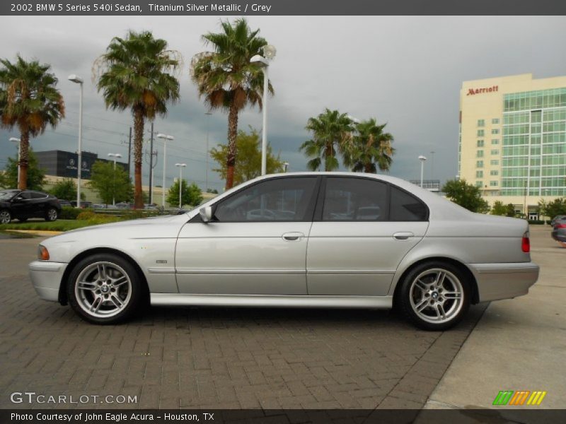  2002 5 Series 540i Sedan Titanium Silver Metallic