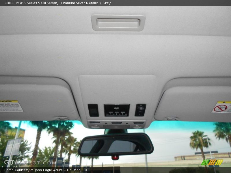 Titanium Silver Metallic / Grey 2002 BMW 5 Series 540i Sedan