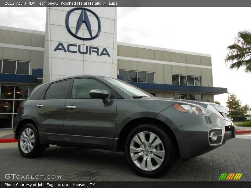 Polished Metal Metallic / Taupe 2012 Acura RDX Technology