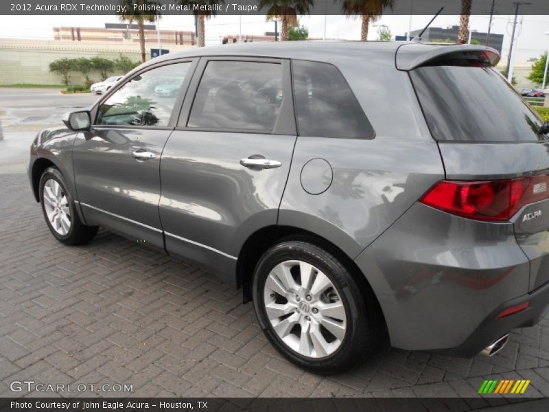 Polished Metal Metallic / Taupe 2012 Acura RDX Technology