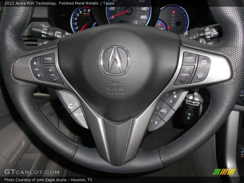 Polished Metal Metallic / Taupe 2012 Acura RDX Technology
