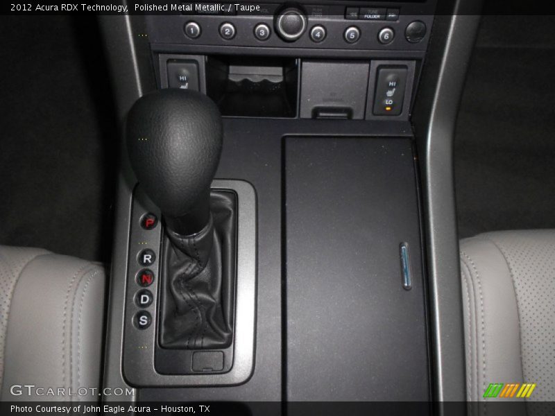  2012 RDX Technology 5 Speed Sequential SportShift Automatic Shifter