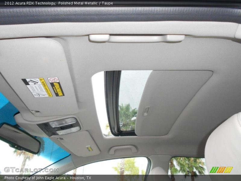 Polished Metal Metallic / Taupe 2012 Acura RDX Technology