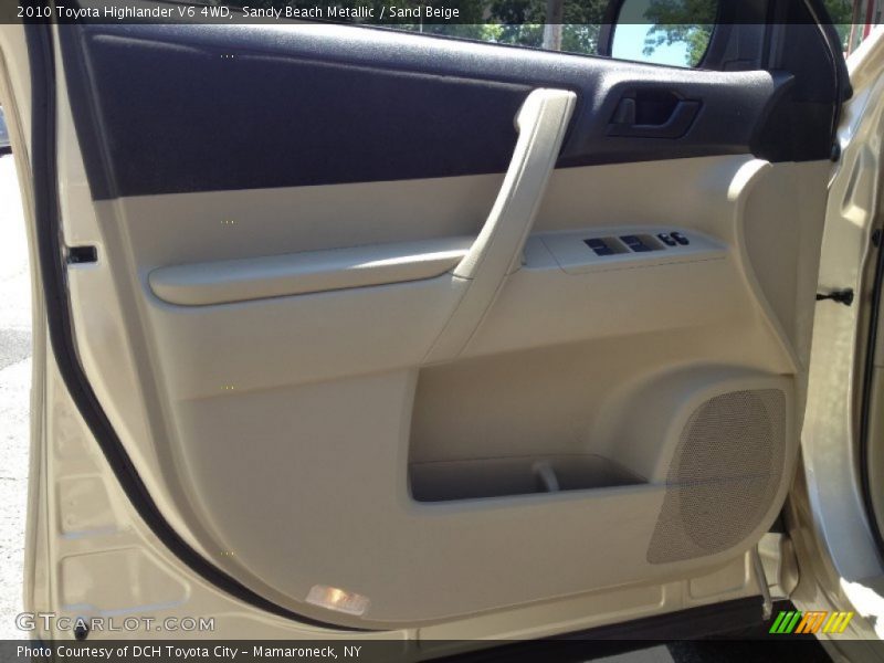 Sandy Beach Metallic / Sand Beige 2010 Toyota Highlander V6 4WD