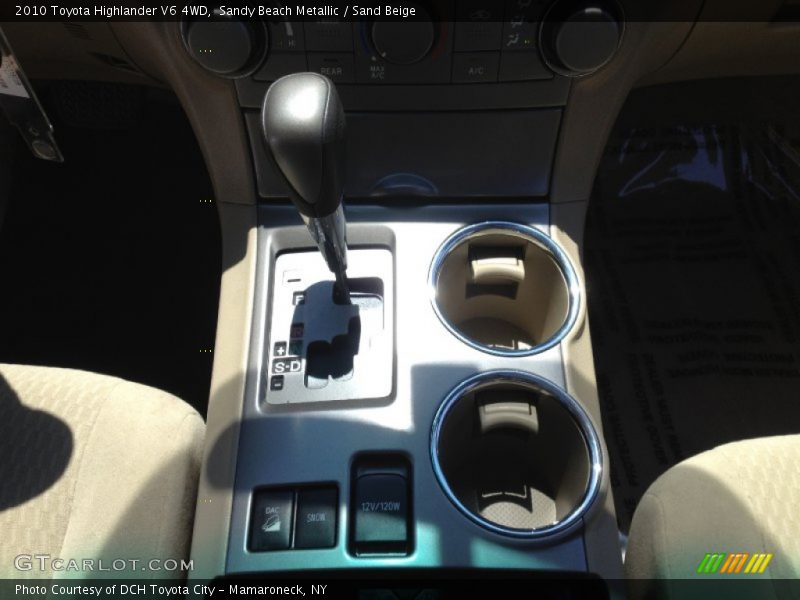 Sandy Beach Metallic / Sand Beige 2010 Toyota Highlander V6 4WD