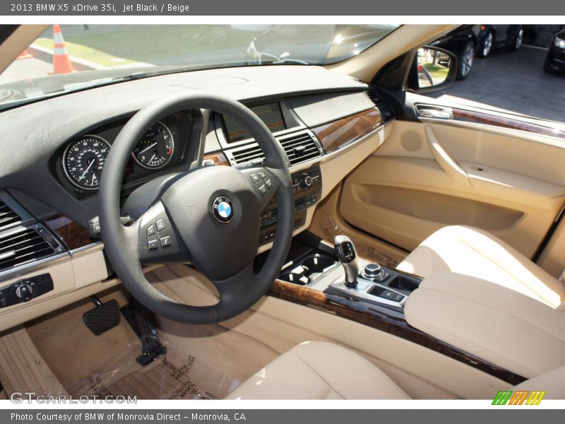 Jet Black / Beige 2013 BMW X5 xDrive 35i