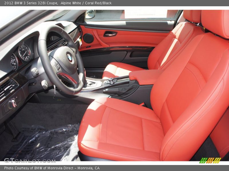 Front Seat of 2012 3 Series 328i Coupe
