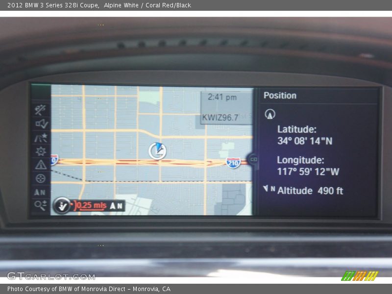 Navigation of 2012 3 Series 328i Coupe