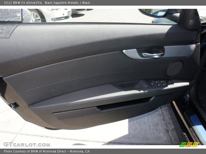 Black Sapphire Metallic / Black 2012 BMW Z4 sDrive35is