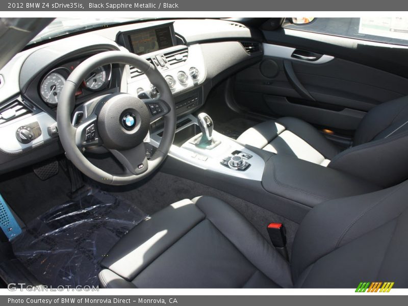 Black Interior - 2012 Z4 sDrive35is 