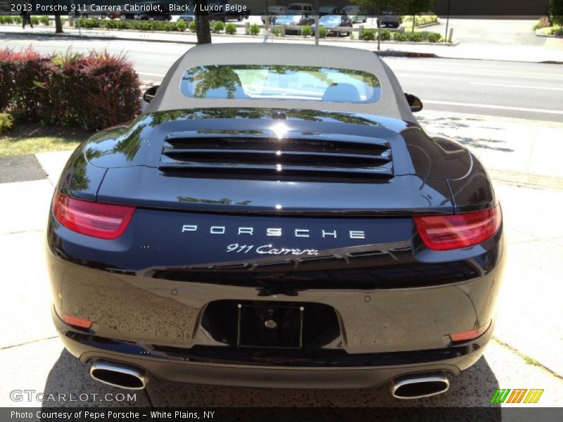  2013 911 Carrera Cabriolet Black