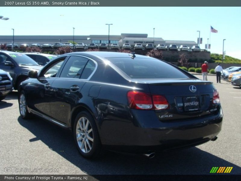 Smoky Granite Mica / Black 2007 Lexus GS 350 AWD