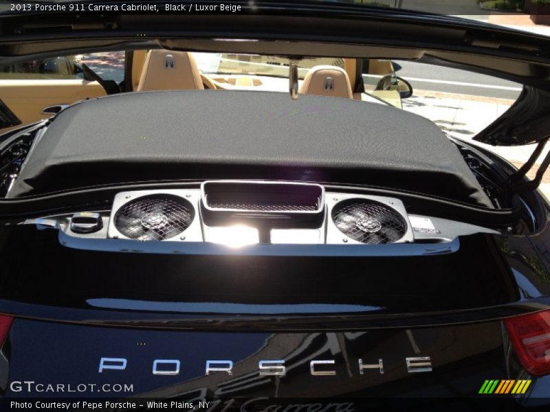 Black / Luxor Beige 2013 Porsche 911 Carrera Cabriolet