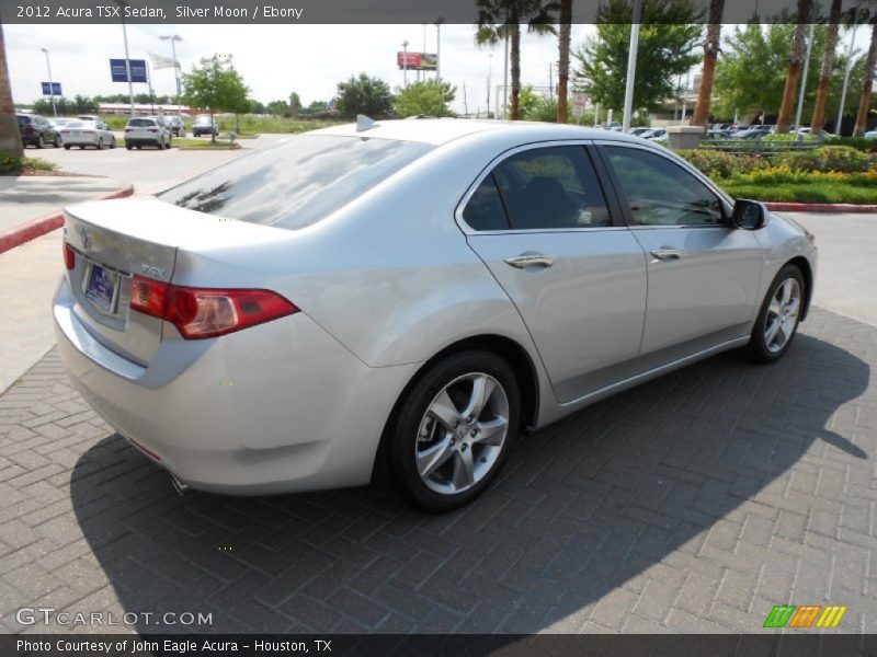 Silver Moon / Ebony 2012 Acura TSX Sedan
