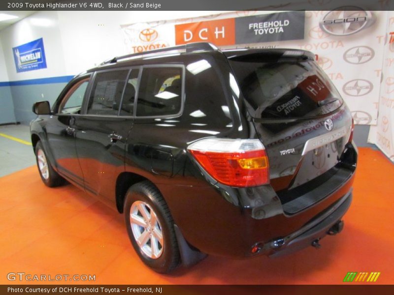 Black / Sand Beige 2009 Toyota Highlander V6 4WD