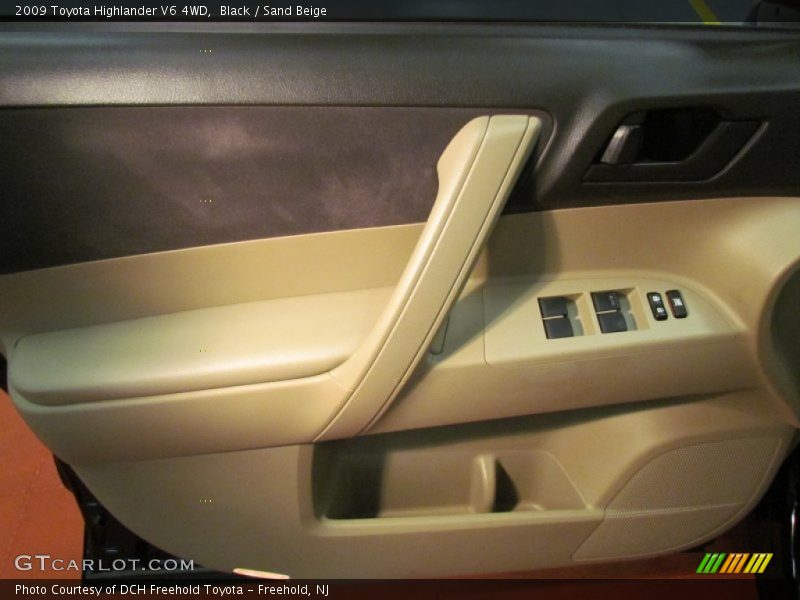 Black / Sand Beige 2009 Toyota Highlander V6 4WD