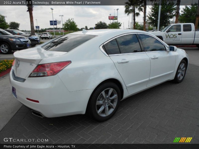 Bellanova White Pearl / Parchment 2012 Acura TL 3.5 Technology