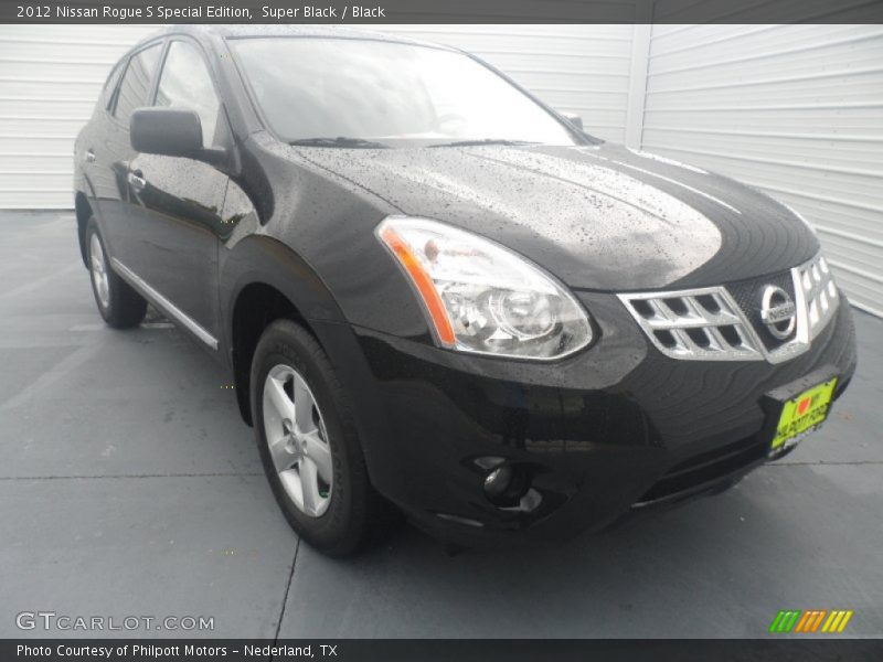 Super Black / Black 2012 Nissan Rogue S Special Edition