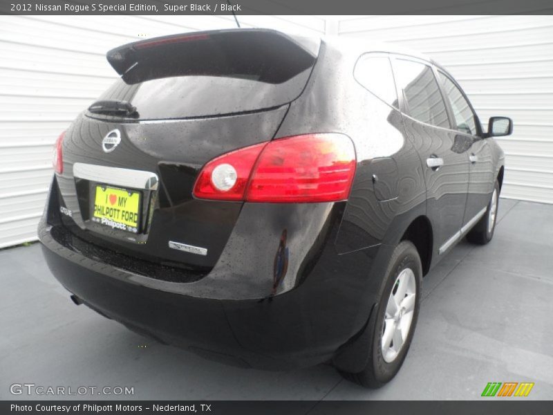 Super Black / Black 2012 Nissan Rogue S Special Edition