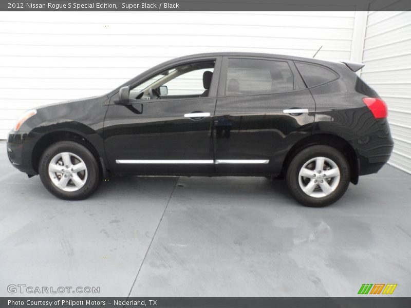 Super Black / Black 2012 Nissan Rogue S Special Edition