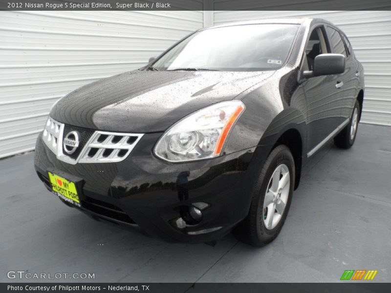 Super Black / Black 2012 Nissan Rogue S Special Edition
