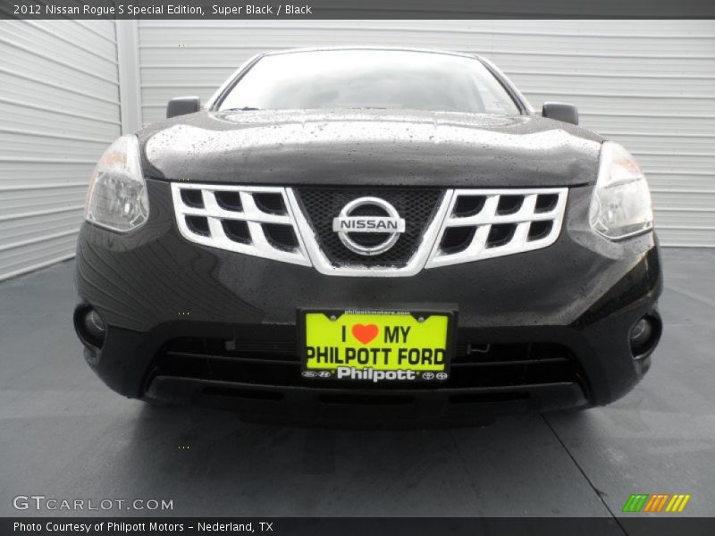 Super Black / Black 2012 Nissan Rogue S Special Edition