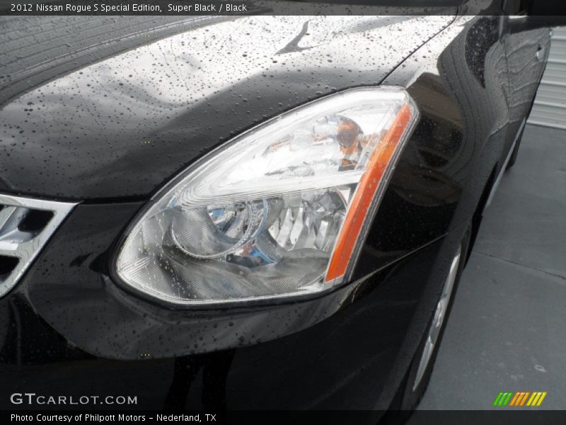 Super Black / Black 2012 Nissan Rogue S Special Edition
