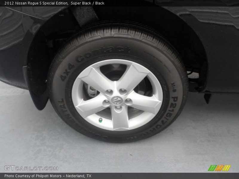 Super Black / Black 2012 Nissan Rogue S Special Edition