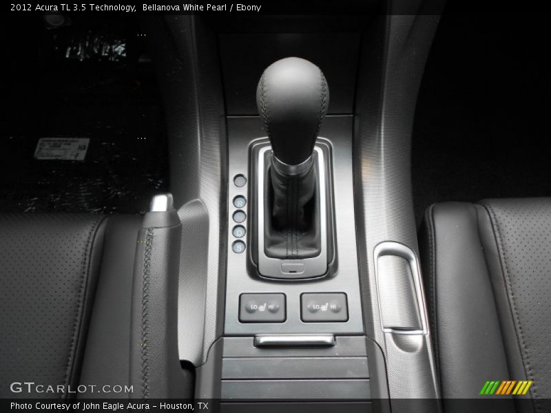 Bellanova White Pearl / Ebony 2012 Acura TL 3.5 Technology