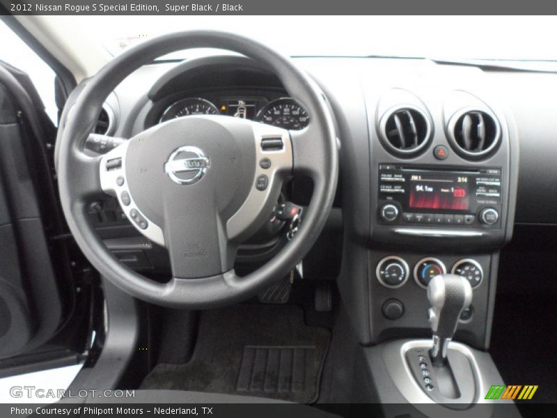 Super Black / Black 2012 Nissan Rogue S Special Edition