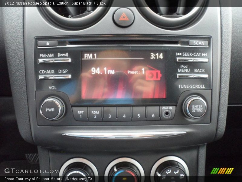 Super Black / Black 2012 Nissan Rogue S Special Edition
