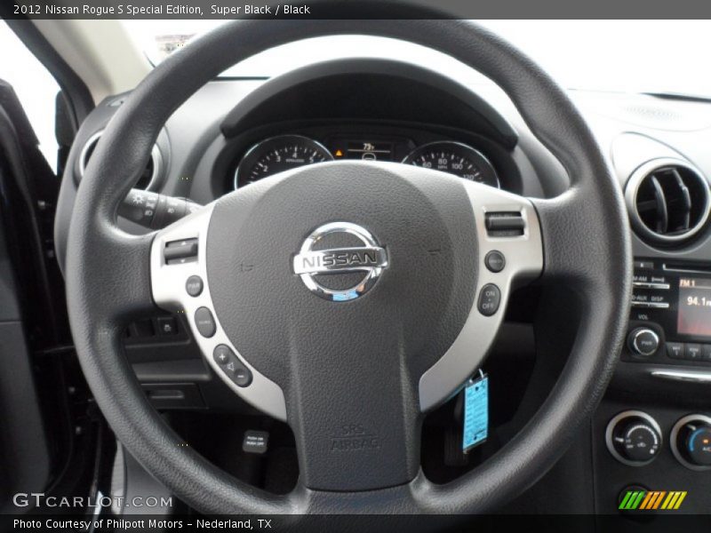 Super Black / Black 2012 Nissan Rogue S Special Edition