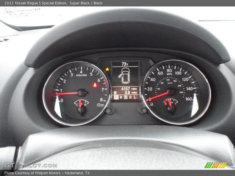 Super Black / Black 2012 Nissan Rogue S Special Edition