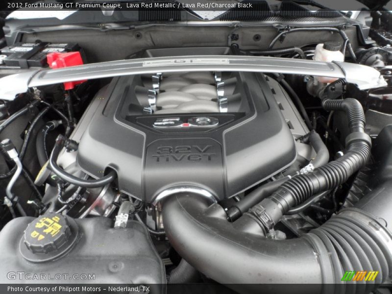  2012 Mustang GT Premium Coupe Engine - 5.0 Liter DOHC 32-Valve Ti-VCT V8