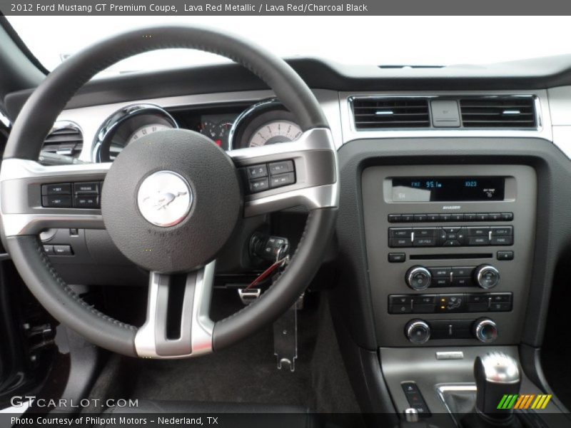 Dashboard of 2012 Mustang GT Premium Coupe