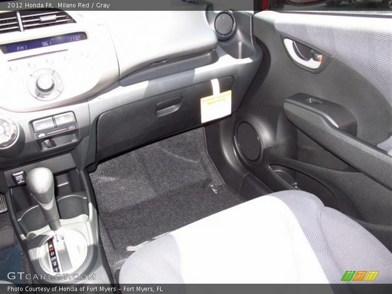 Milano Red / Gray 2012 Honda Fit