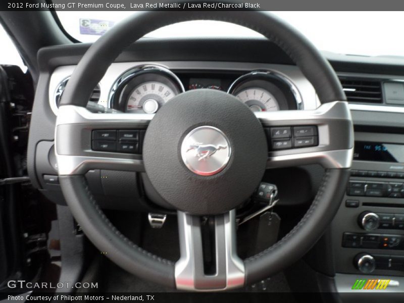  2012 Mustang GT Premium Coupe Steering Wheel