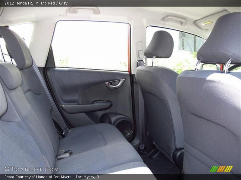 Milano Red / Gray 2012 Honda Fit