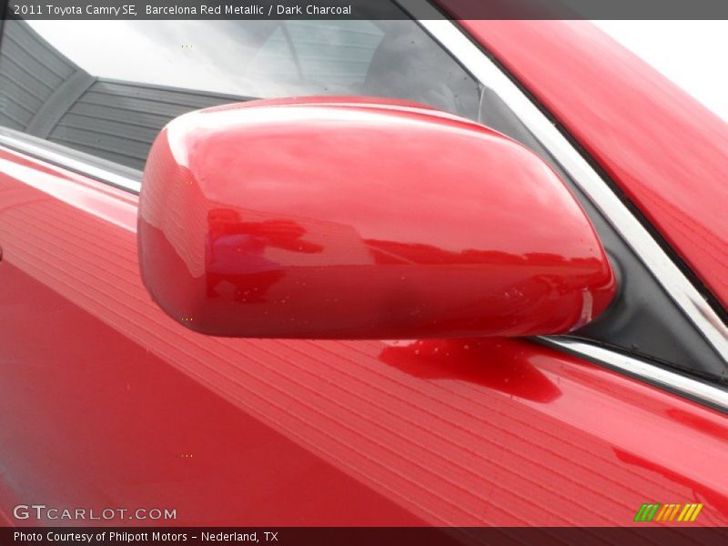Barcelona Red Metallic / Dark Charcoal 2011 Toyota Camry SE
