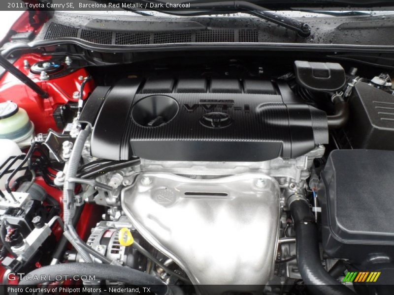 Barcelona Red Metallic / Dark Charcoal 2011 Toyota Camry SE