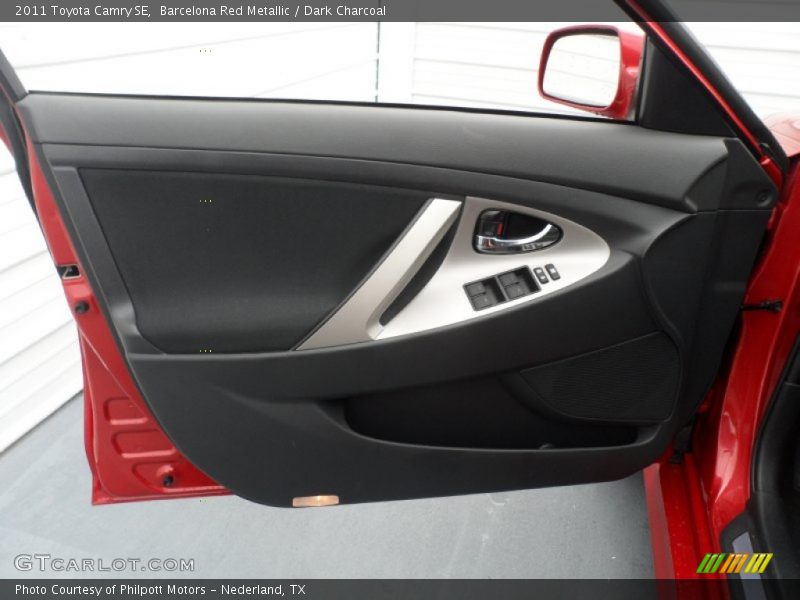 Barcelona Red Metallic / Dark Charcoal 2011 Toyota Camry SE
