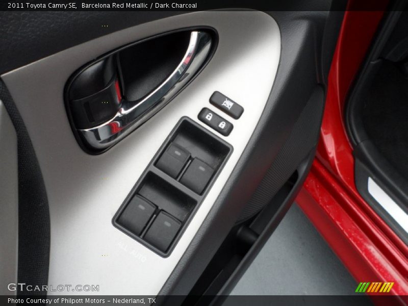Barcelona Red Metallic / Dark Charcoal 2011 Toyota Camry SE