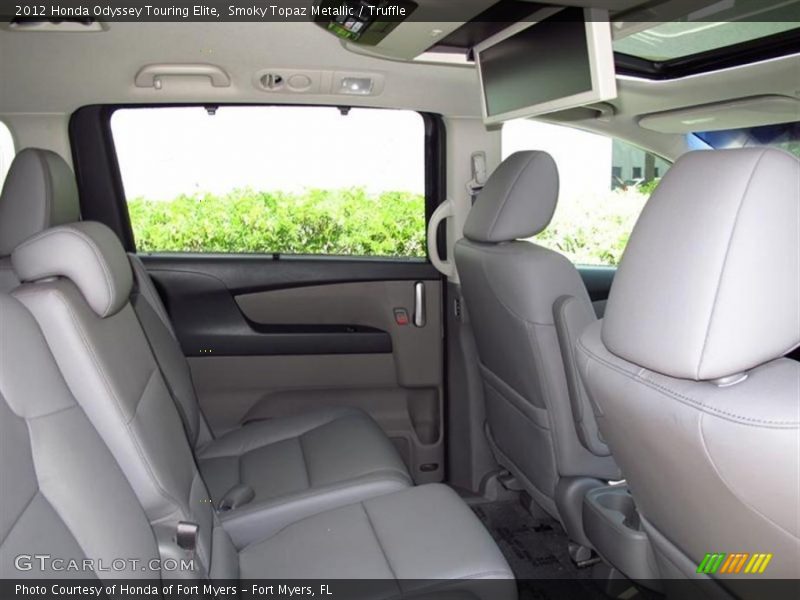Smoky Topaz Metallic / Truffle 2012 Honda Odyssey Touring Elite