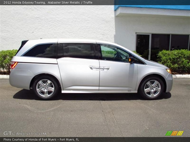 Alabaster Silver Metallic / Truffle 2012 Honda Odyssey Touring