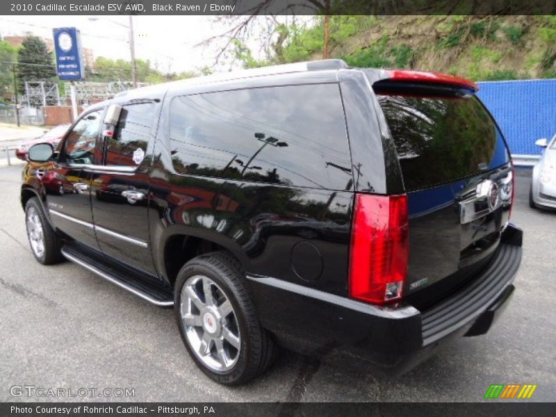 Black Raven / Ebony 2010 Cadillac Escalade ESV AWD