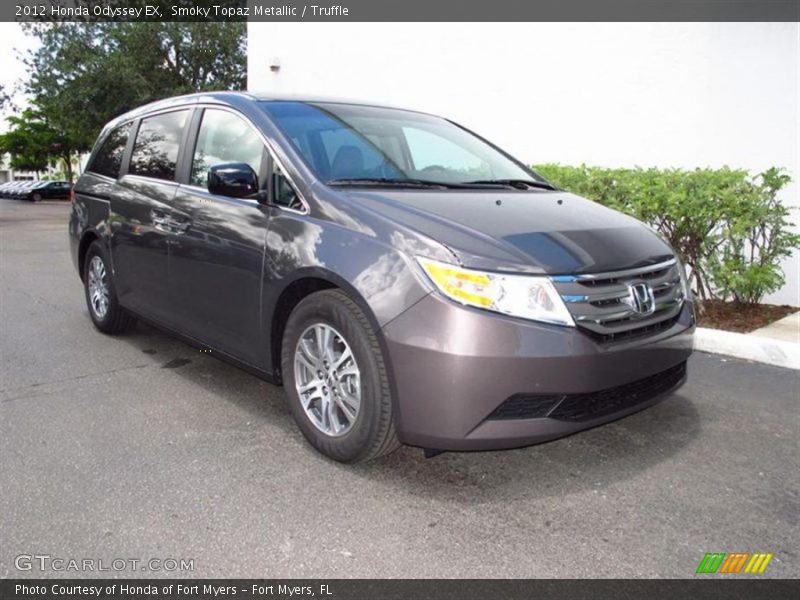 Smoky Topaz Metallic / Truffle 2012 Honda Odyssey EX