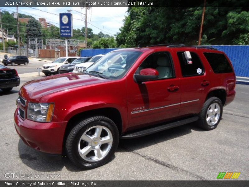 Red Jewel Tintcoat / Light Titanium/Dark Titanium 2011 Chevrolet Tahoe LT 4x4