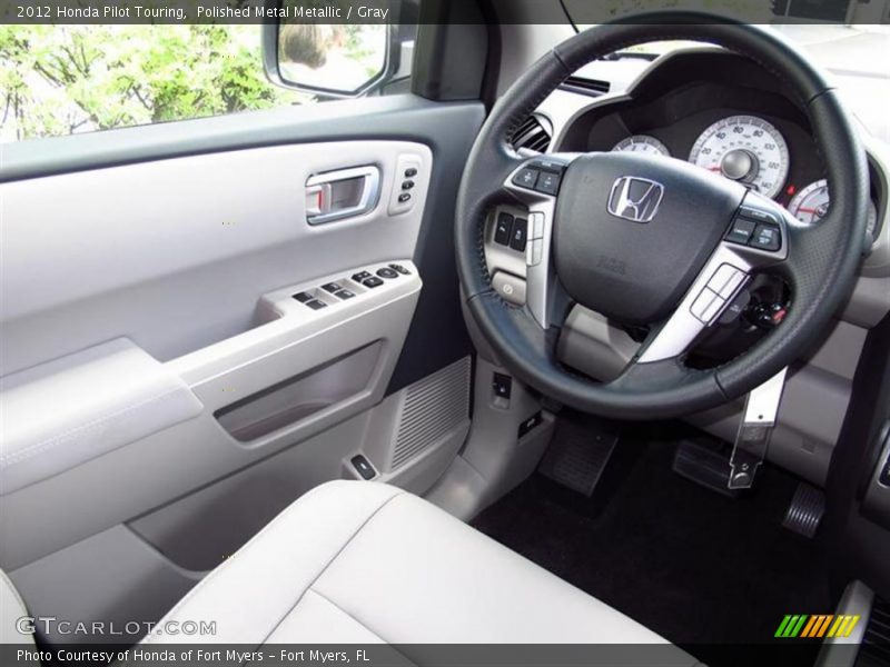 Polished Metal Metallic / Gray 2012 Honda Pilot Touring