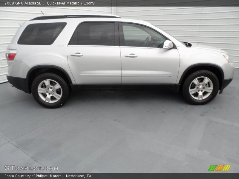 Quicksilver Metallic / Ebony 2009 GMC Acadia SLT